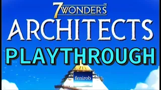 7 Wonders Architects Board Game | Playthrough
