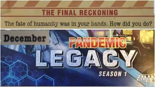 Pandemic Legacy: Season 1 - December