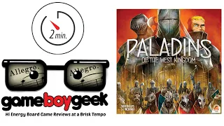 Paladins of the West Kingdom 2-min (Allegro) Review with the Game Boy Geek
