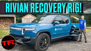 This Special Rivian R1T Rescue & Recovery Rig Has Some Very Cool Custom Factory Mods!