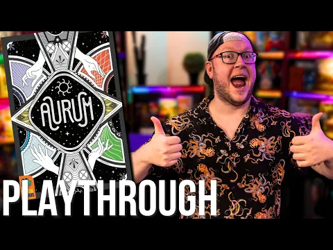 Dont Follow Suit Trick Taking! Aurum Board Game Playthrough!