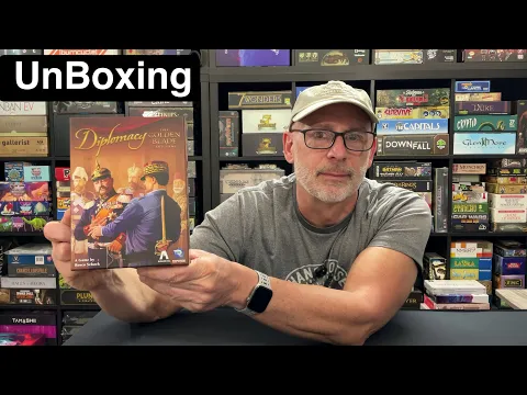 TDG: Diplomacy: The Golden Blade unboxing with Ray