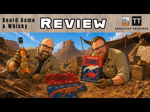 Digging for Dinos and Old Grand Dad Bottled in Bond Bourbon Board Game Pairing and Review