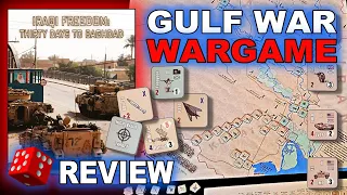 Iraqi Freedom: Thirty Days to Baghdad REVIEW | MODERN WARFARE WARGAME | GULF WAR BOARD GAME