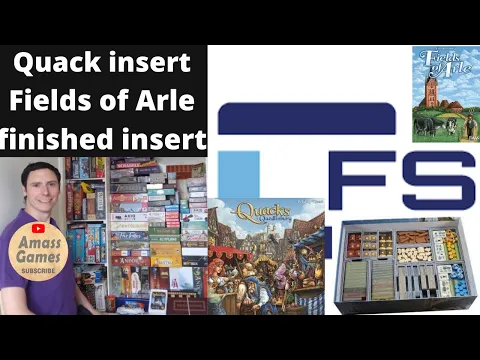 Folded Space inserts - Fields of Arle Aeon's End Quacks of Quedlinburg* AmassGames * accessories