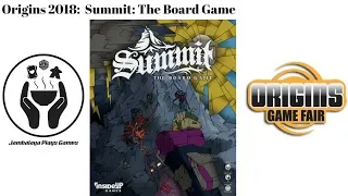 Origins 2018: Summit: The Board Game with Conor McGoey