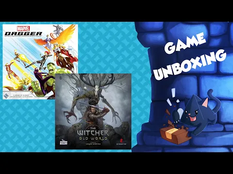 Unboxing Marvel Dagger and Witcher Old World