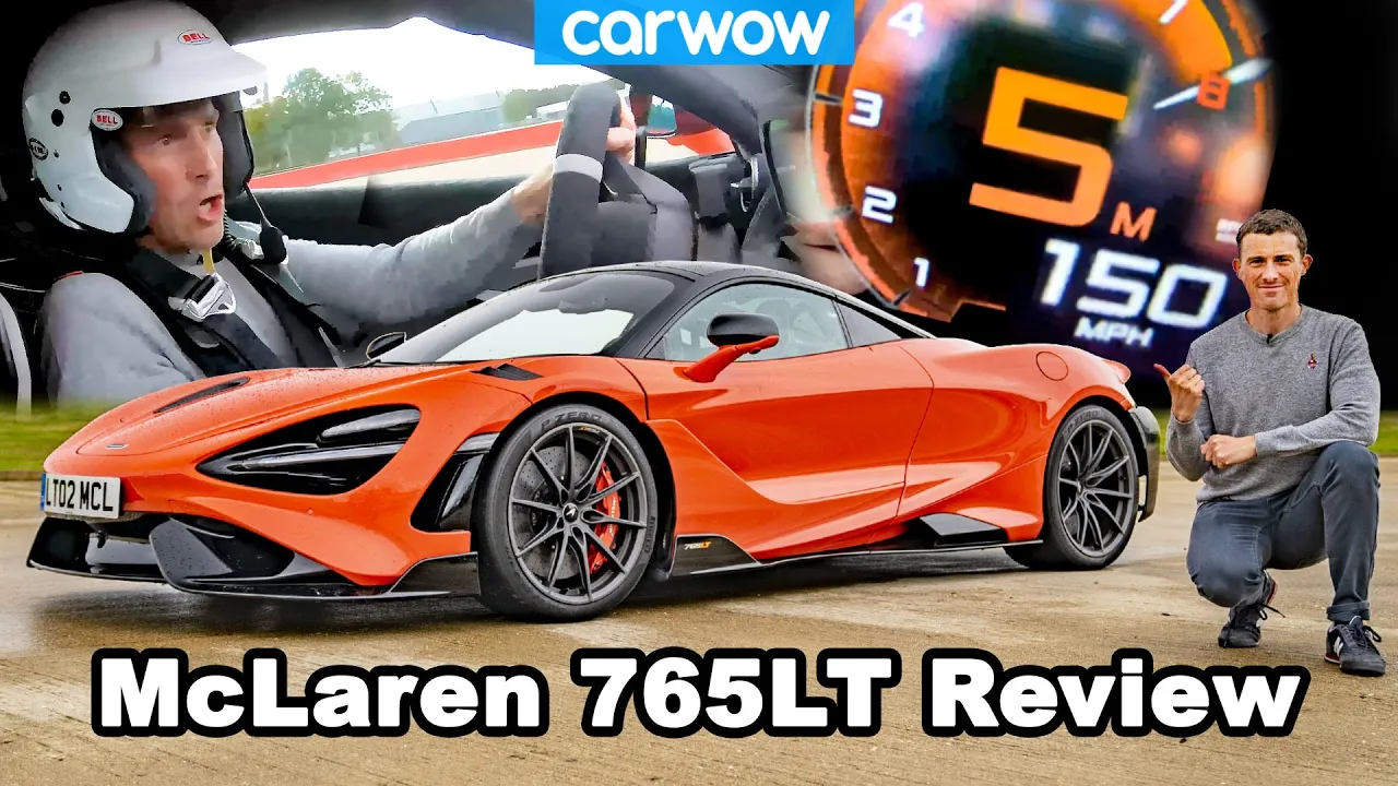 McLaren 765LT review: see how quick it is 0-60, 100 & 150mph - it'll blow your mind!