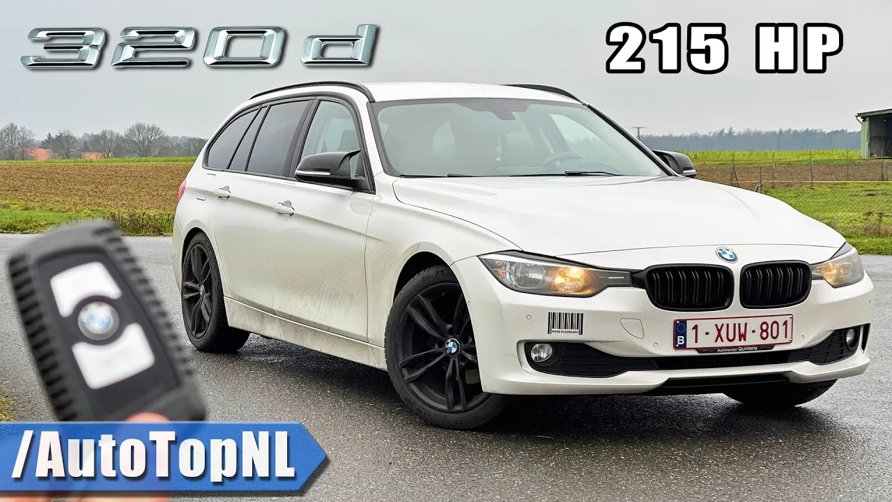 BMW 320d F31 215HP REVIEW on AUTOBAHN [NO SPEED LIMIT] by AutoTopNL