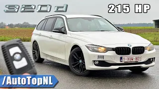 BMW 320d F31 215HP REVIEW on AUTOBAHN [NO SPEED LIMIT] by AutoTopNL