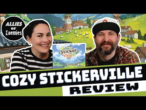 Cozy Stickerville - Board Game Review