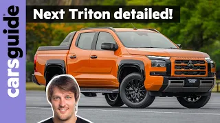 2024 Mitsubishi Triton / L200 revealed! Twin-turbo diesel engine and other details for tough new ute