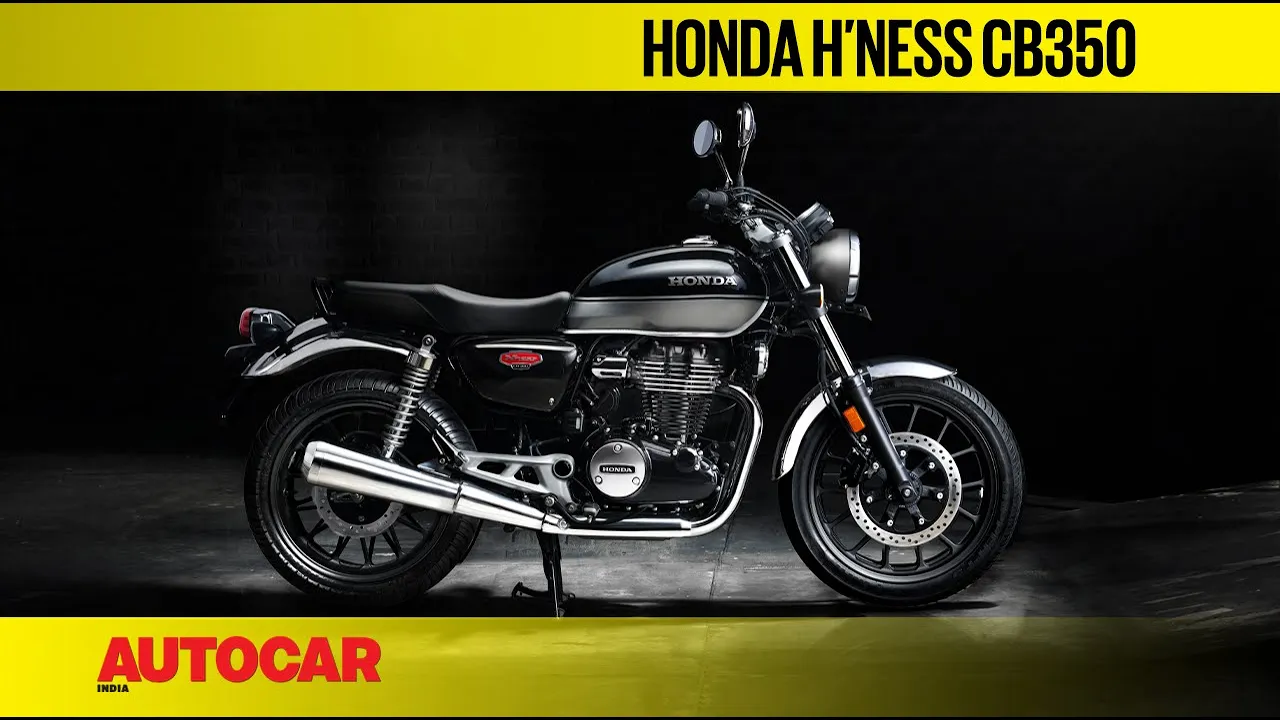 Honda H'ness CB350 - Retro cool Honda rival to the RE Classic 350 & Jawa | First Look| Autocar India