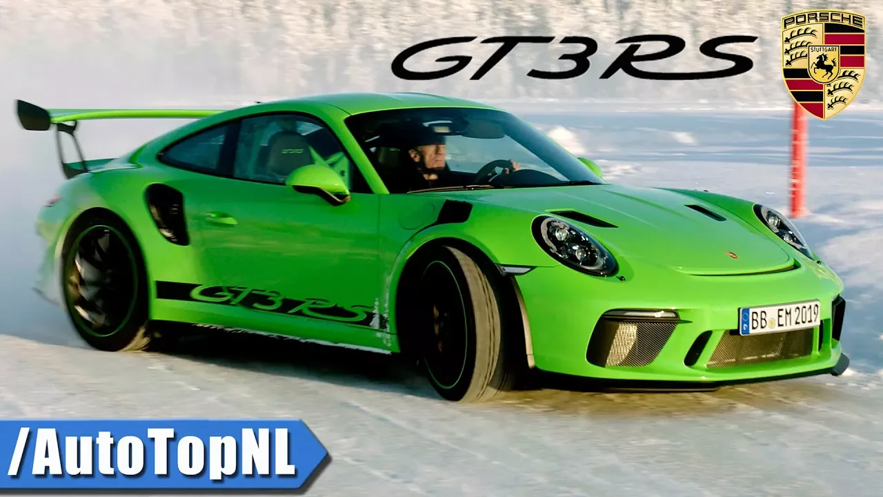 2018 Porsche 911 GT3 RS | LOOKS SOUND DRIVE & DRIFT on SNOW & TRACK