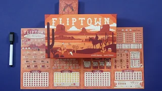 Vorm plays (and explains) Fliptown / A Wild West Flip and Write Adventure / Solitaire Standard Game