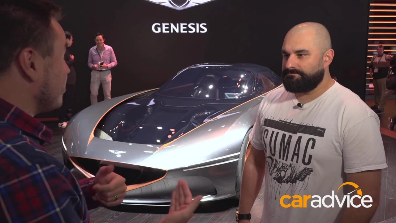2018 Genesis Essentia Concept Sasha Selipanov interview - 2018 New York motor show