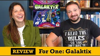 For One: Galaktix - Review (A solo game for two!)