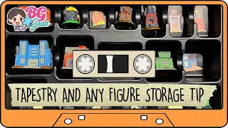 BOARD GAME FIGURE STORAGE TIP! TAPESTRY AS EXAMPLE - Always know where figures go!