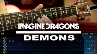 Imagine Dragons - DEMONS Guitar Tutorial | TABS Cristianvib