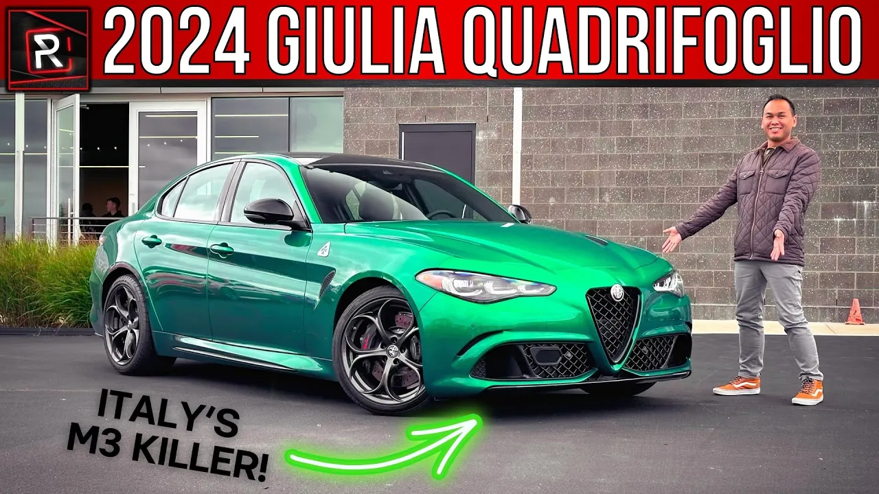 The 2024 Alfa Romeo Giulia Quadrifoglio Is A Ferocious Ferrari Powered Super Sedan
