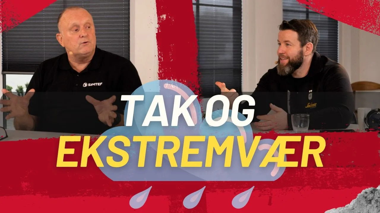 Ekstremvær og tak: SINTEF-ekspert gir råd og tips