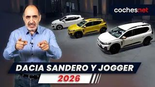 Dacia Sandero, Sandero Stepway y Jogger 2026 | Review en español | coches.net