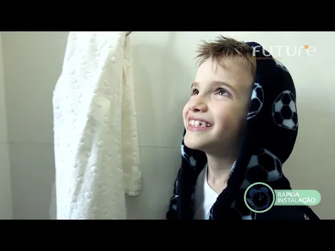 Porta Toalha Rosto e Banho Barra Prata