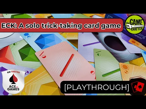 Playthrough | ECK: A solo trick-taking card game (The Game Crafter)