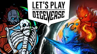 DICEVERSE: Necromancers vs Elementalists. Full game Playthrough.