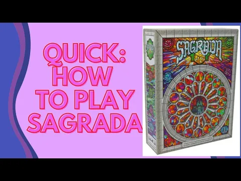Sagrada - rules quickly explained