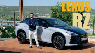 Provkörning: Nya Lexus RZ – mer räckvidd, mer sport och helt ny ratt! (ENG SUB)