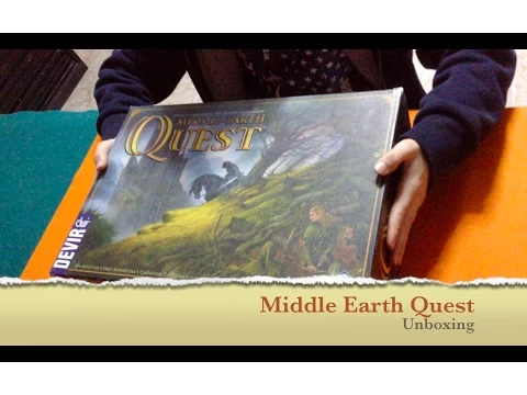 Middle Earth Quest unboxing y componentes