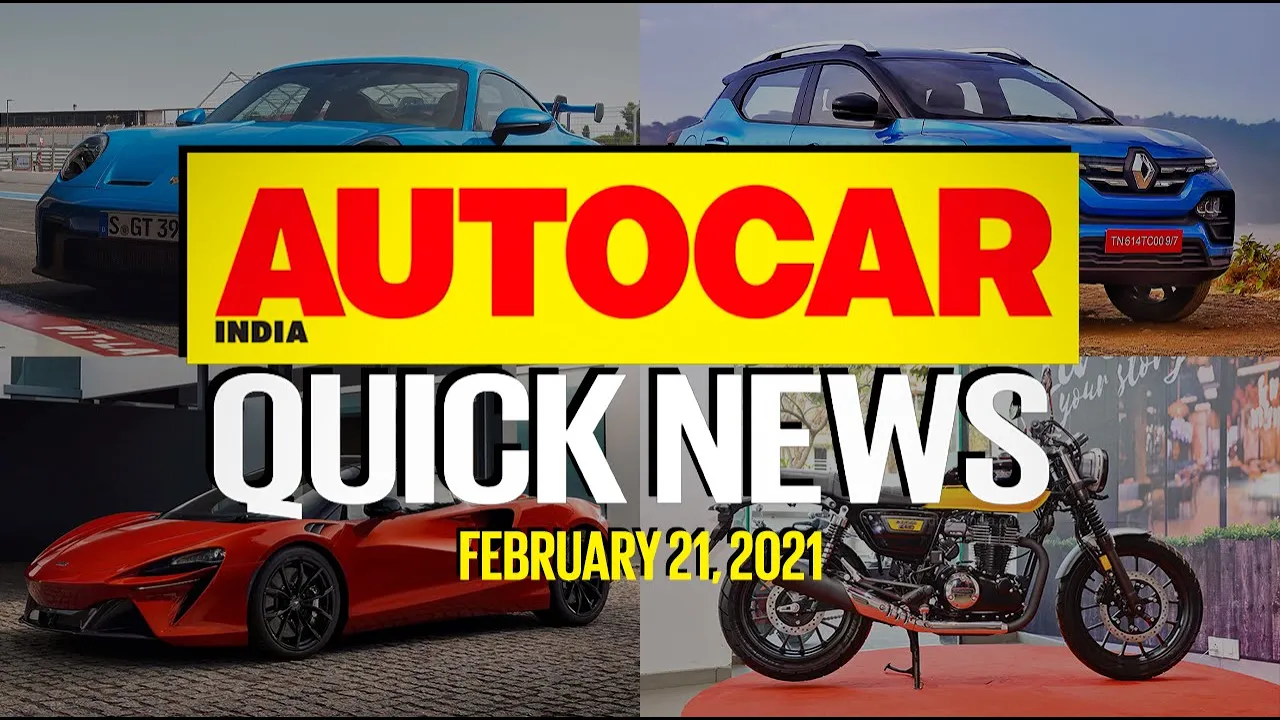 Renault Kiger & Honda CB350 RS Prices, Skoda Kushak, Porsche 911 GT3 | Quick News | Autocar India