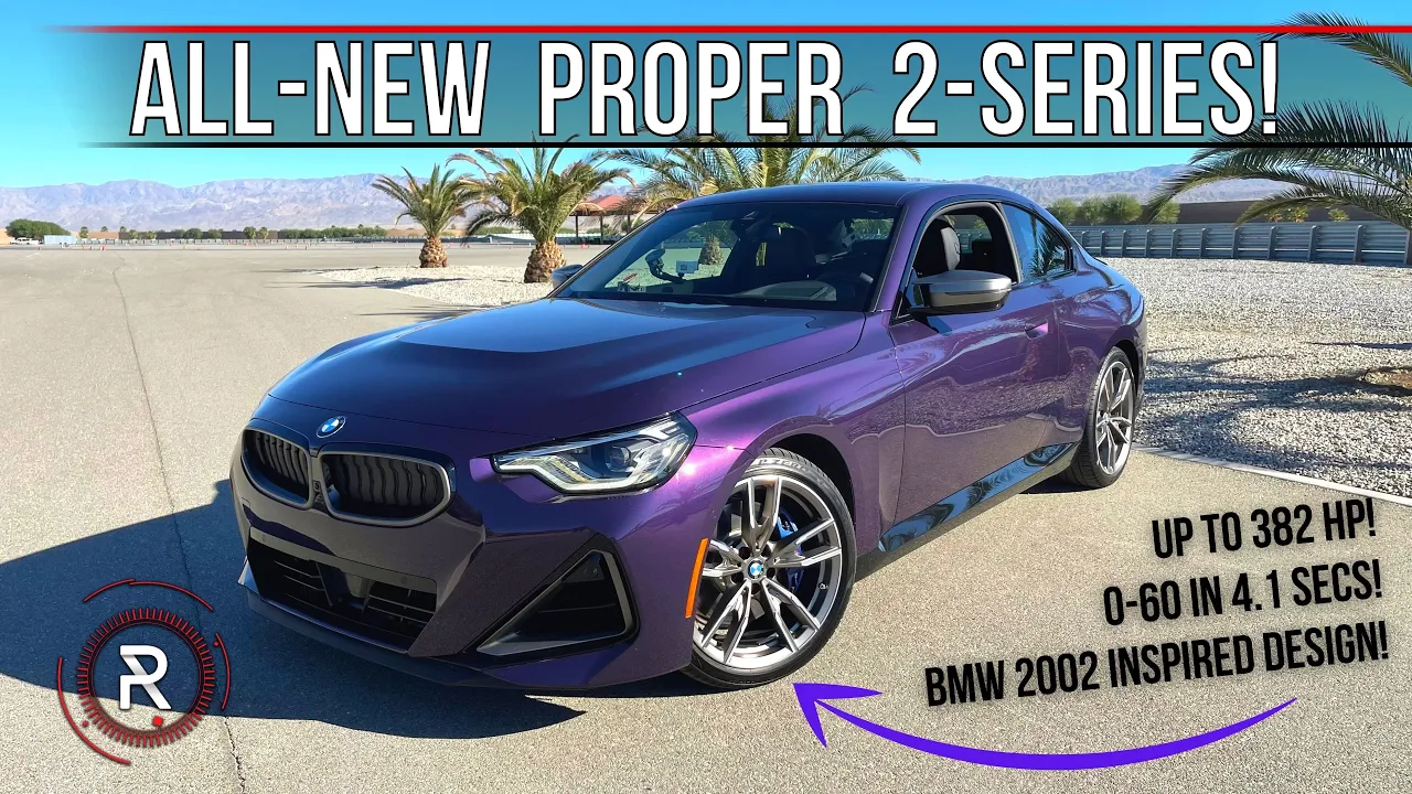 The 2022 BMW M240i xDrive Is A 2002-Inspired Turbocharged Sports Coupe