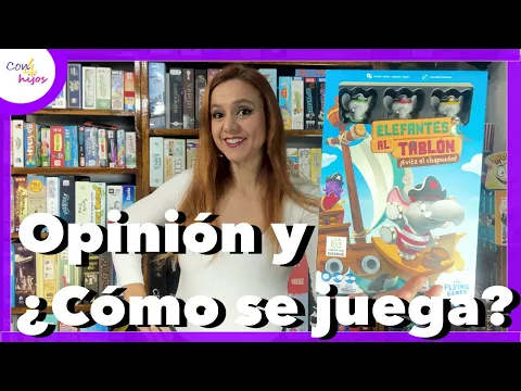 ELEFANTES AL TABLON Evita el chapuzón (Maldito Games) Opinión y ¿Cómo se juega?