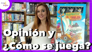 ELEFANTES AL TABLON Evita el chapuzón (Maldito Games) Opinión y ¿Cómo se juega?