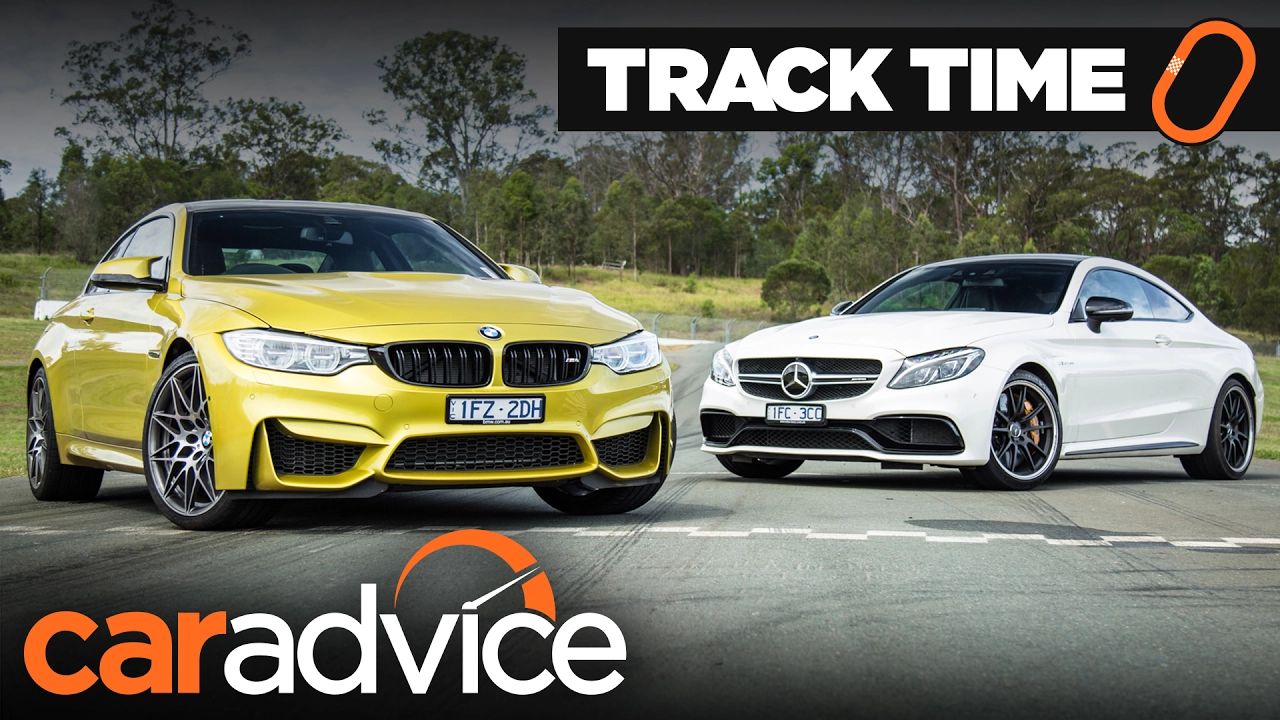 2017 BMW M4 Competition vs Mercedes-AMG C63 S Track Test | CarAdvice