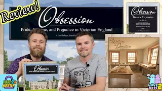Obsession (2nd Ed), Upstairs Downstairs and Wessex Expansions - Review! Hard 2 Master #boardgames