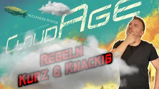 CLOUDAGE - Regeln, Kurz & Knackig - Brettspiel - Alexander Pfister - dlp Games