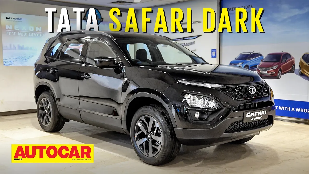 2022 Tata Safari Dark - Dark Necessities | First Look | Autocar India