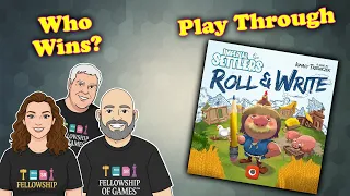 Imperial Settlers: Roll & Write Playthrough | Build the Ultimate Empire! ️️