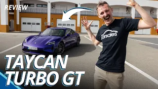 2024 Porsche Taycan Turbo GT Review | Most extreme Porsche EV ever built delivers a mega punch