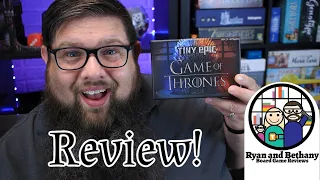 Tiny Epic Game of Thrones Review! (A Board Gamer Always Plays Games)