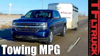 2016 Chevy Silverado Real World Towing MPG Review