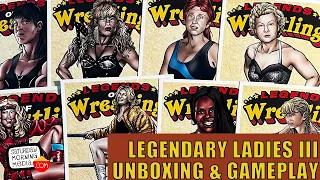 Legendary Ladies III Unboxing & Gameplay Legends of Wrestling Filsinger Games