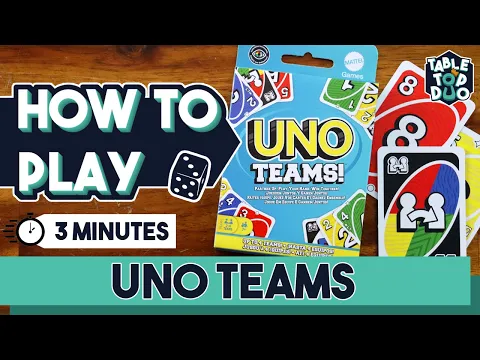 How To Play Uno Teams Super Fast!