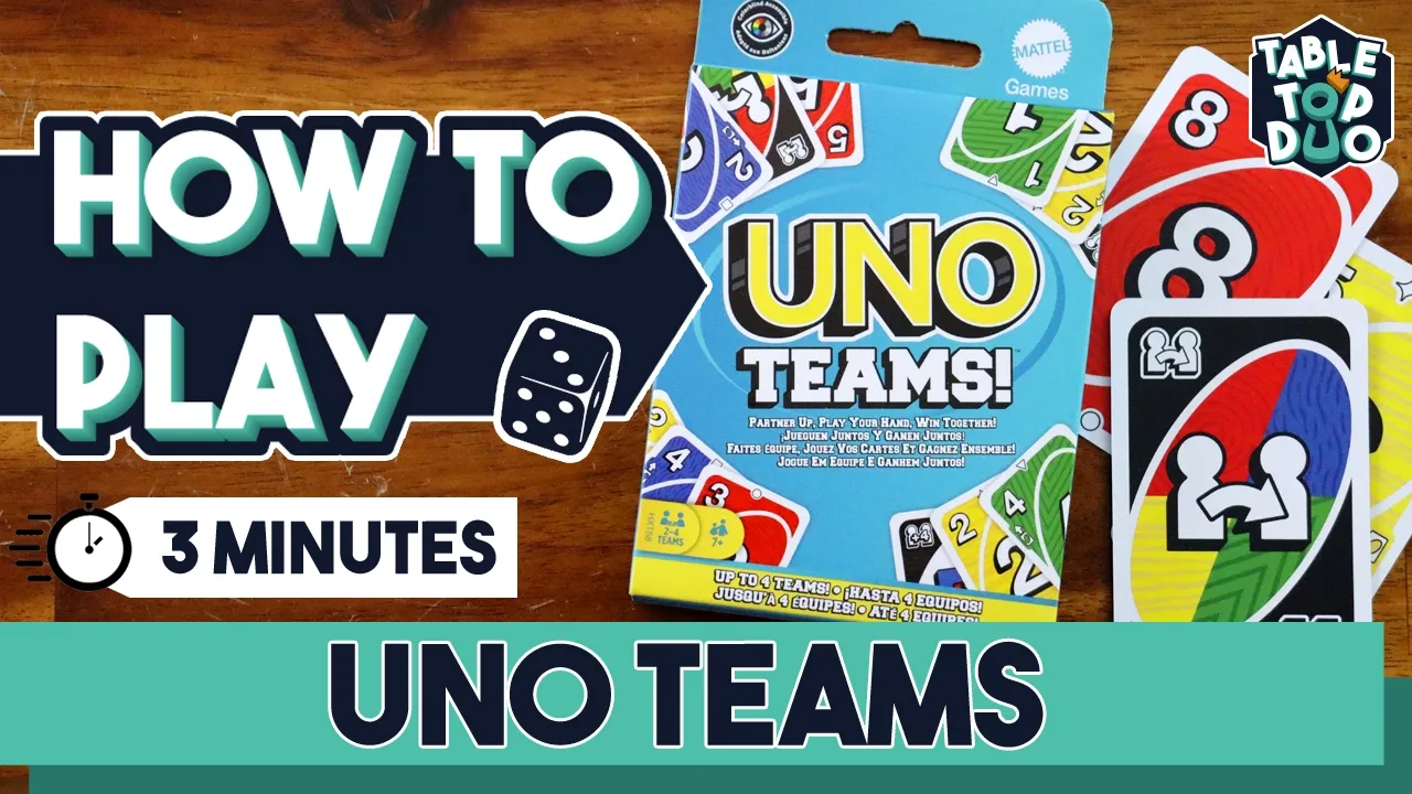 How To Play Uno Teams Super Fast!