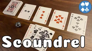 It's Scoundrel! A solitaire dungeon crawling game.