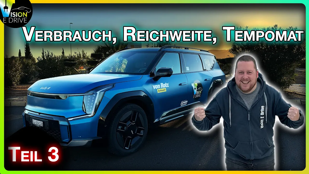 KIA EV9 GT-Line - "Im Endspurt nach Valencia ohne IONITY" - 2300km Roadtrip nach Spanien (Teil 3/5)