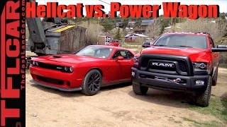 Hellcat vs Power Wagon Race: Behind The Scenes Real World Challenge!